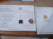 sprzedam złotą monetę z certyfikatem 