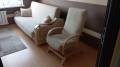 Sprzedam wersalkę z funkcją spania i fotelem 