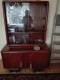 Komplet mebli z lat XXX Komoda,witryna , stół i 6 krzeseł szt.
