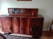 Komplet mebli z lat XXX Komoda,witryna , stół i 6 krzeseł szt.