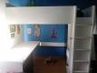 Łóżko piętrowe (z materacem ) + Szafa z Biurkiem  1 szt.