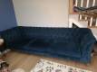 Sprzedam dwie Sofy 2,5 oraz 3 osobowa Chesterfield Modern kolor niebieski Velluto 11 2 szt.