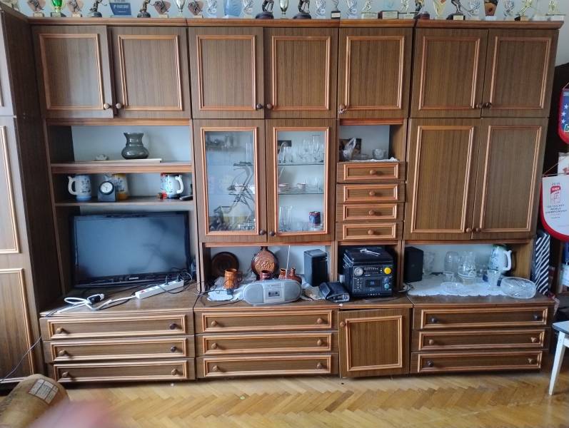 Segment PRL, segment Chełmża lata 80-te, 2 fotele, 1 ława 