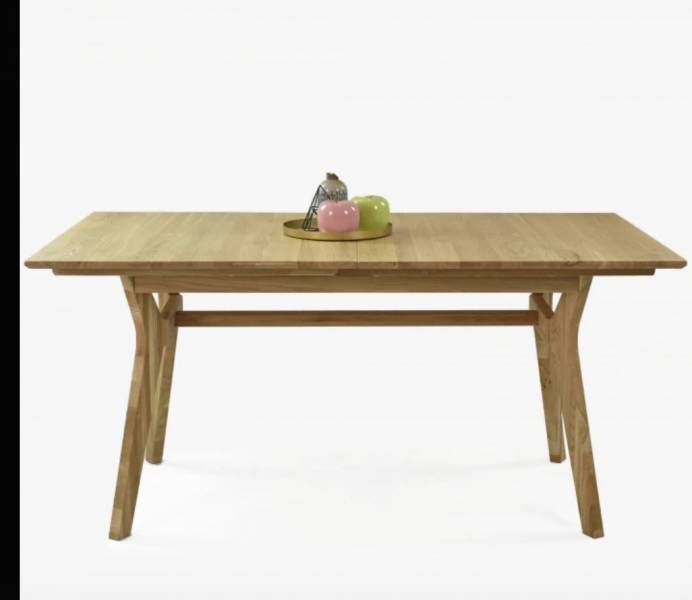 Stol drewniany, debowy w stylu skandynawskim