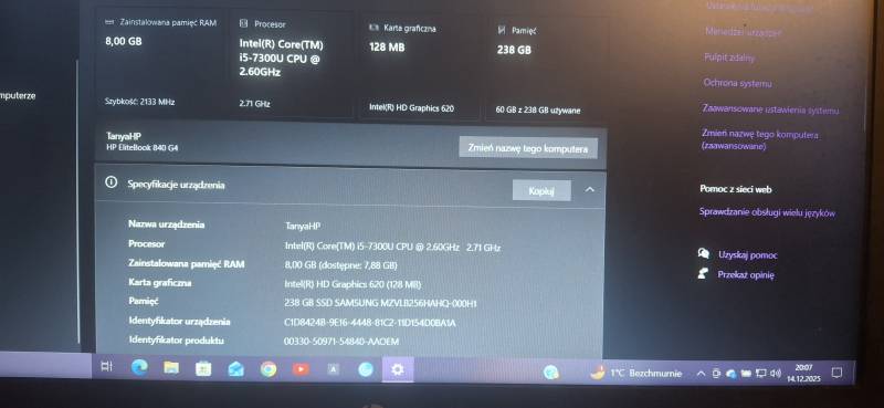 Sprzedam laptopa win10