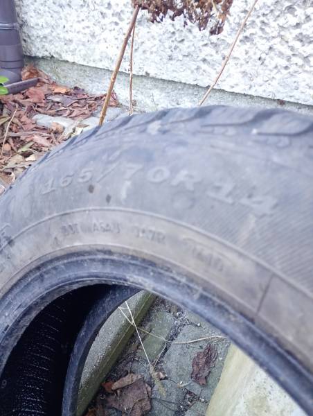 2szt 16-letnie zimówki Dębica Frigo do drugiego życia lub do recyklingu 